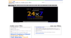Desktop Screenshot of 24x7makingmovies.com